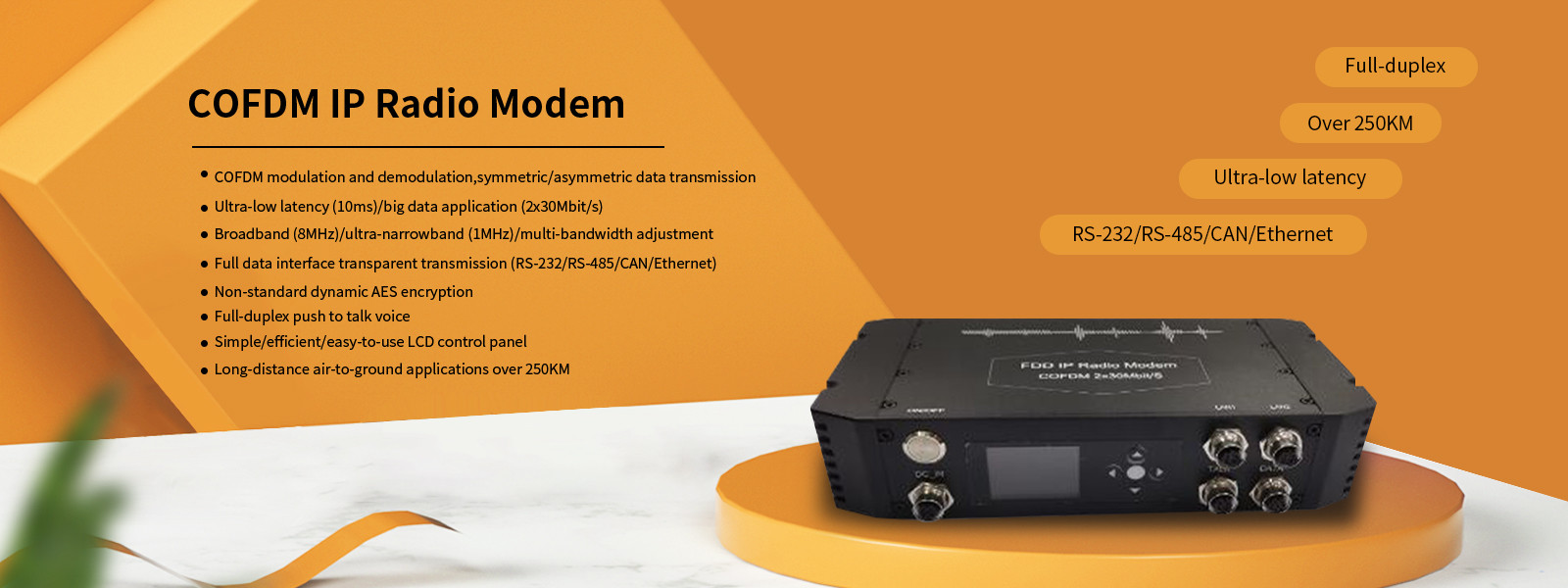 کیفیت فرستنده تصویر COFDM کارخانه