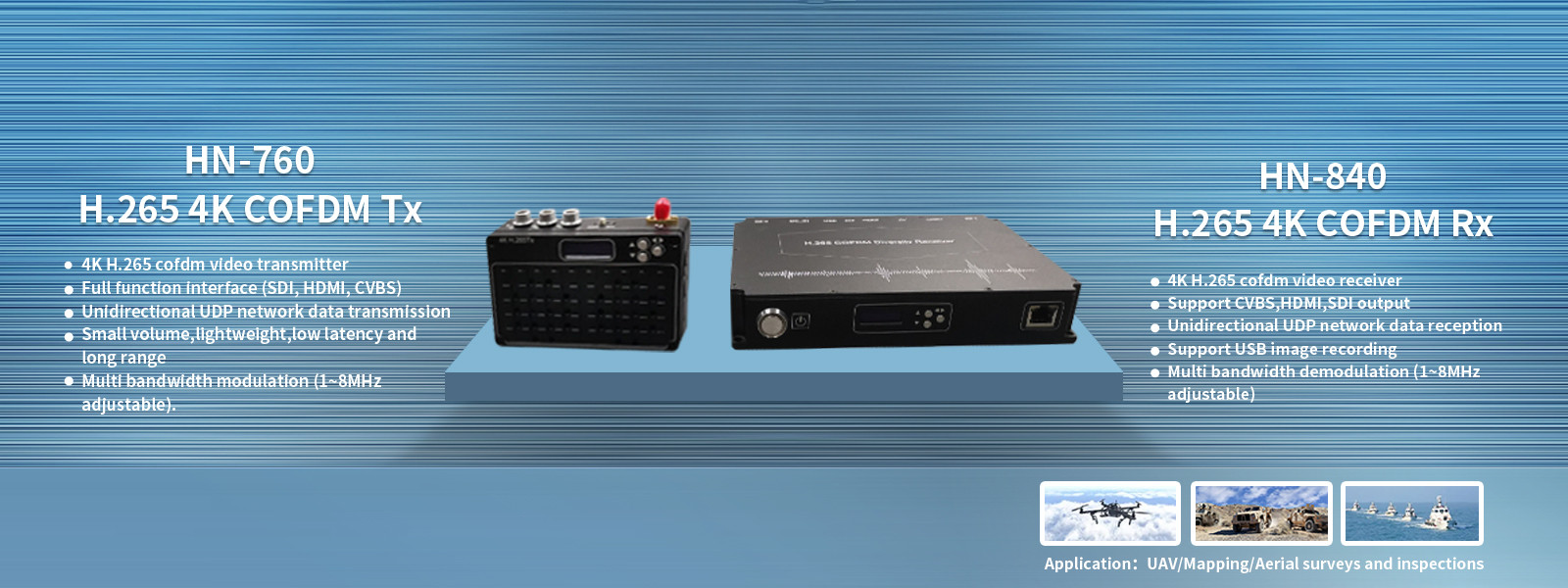 کیفیت فرستنده تصویر COFDM کارخانه