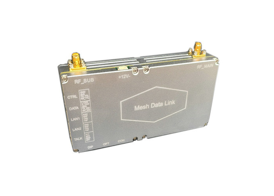5 وات UAV دیتالیک 50Mbps دیتایی نرخ فرکانس انطباقی پرش IP شبکه رادیویی
